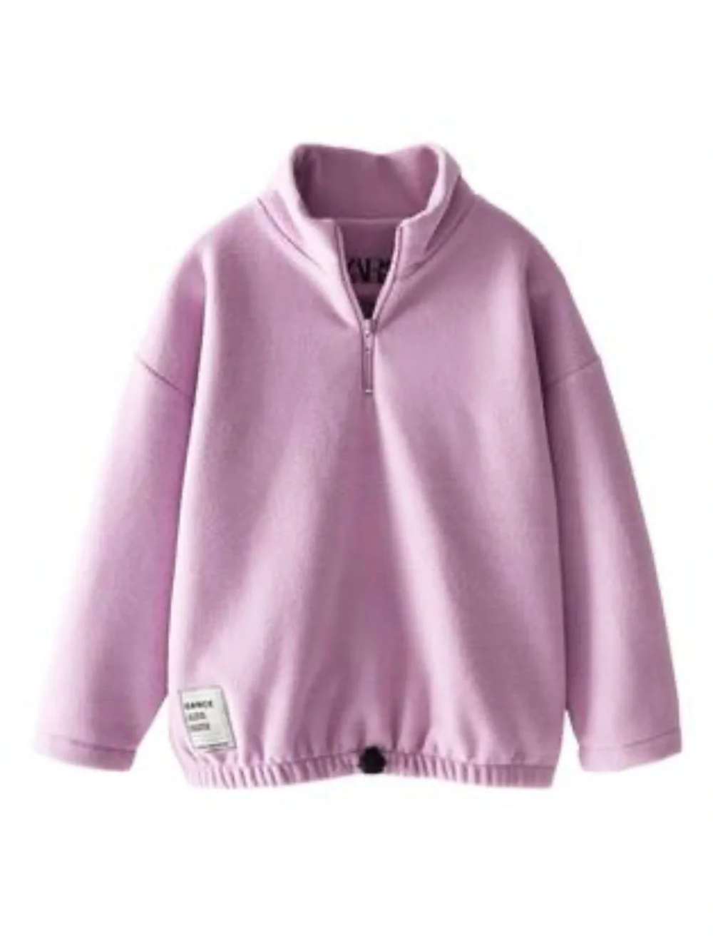 Zara Girls Polar Half Zip Sweatshirt Mauve Purple Size 6